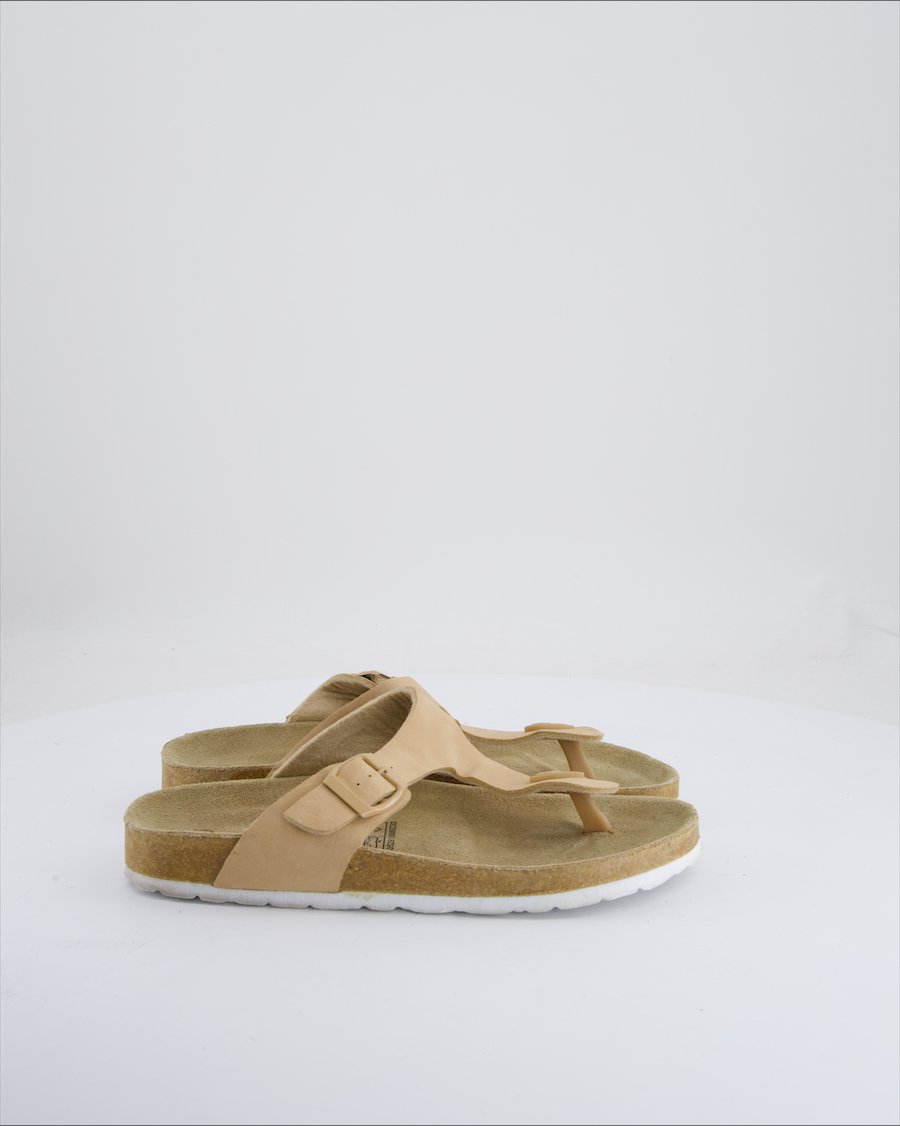 Natural Walk Flip Flops Leather Dusty Rose Eu 40