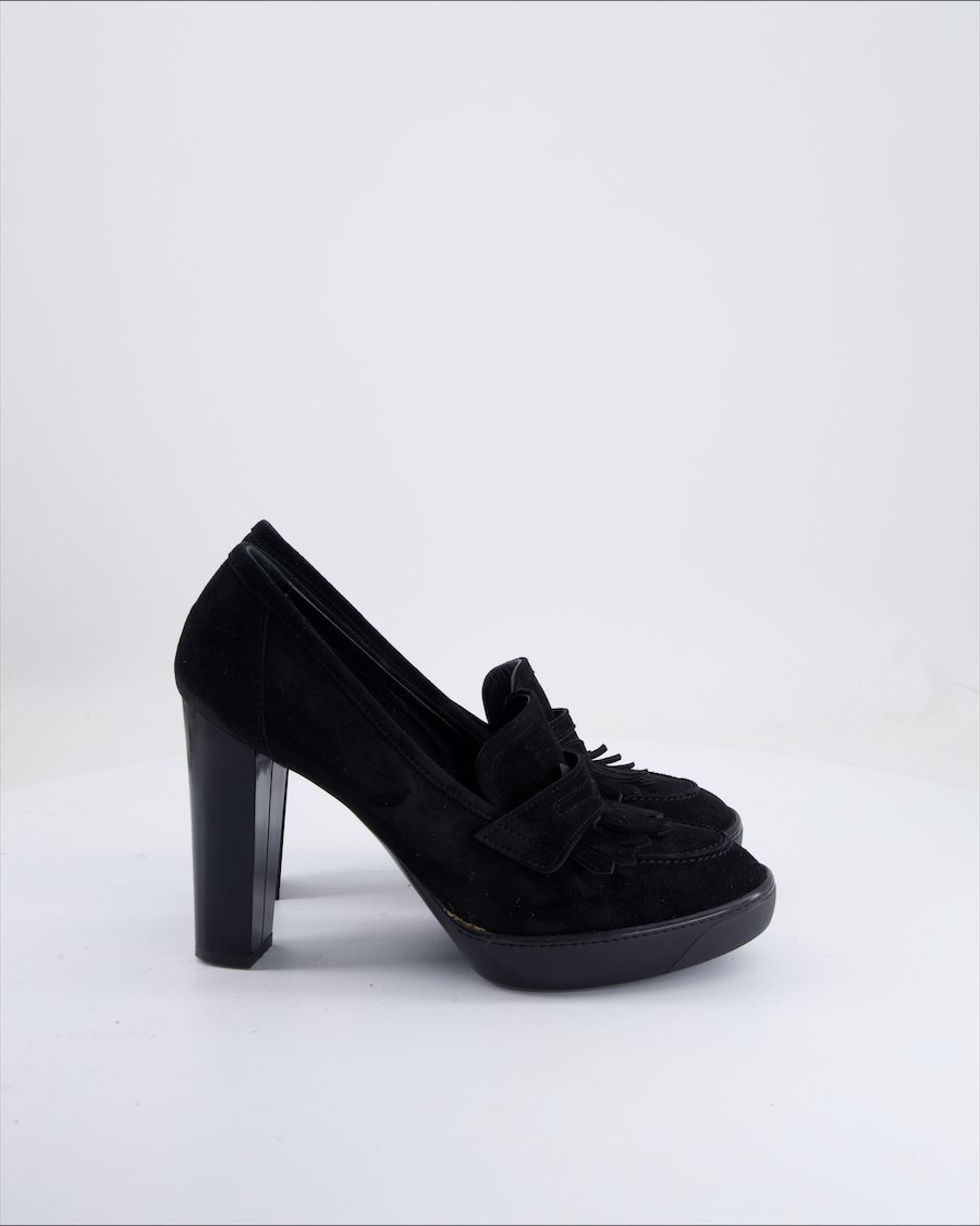 Hogan Heels Suede Black Eu 40