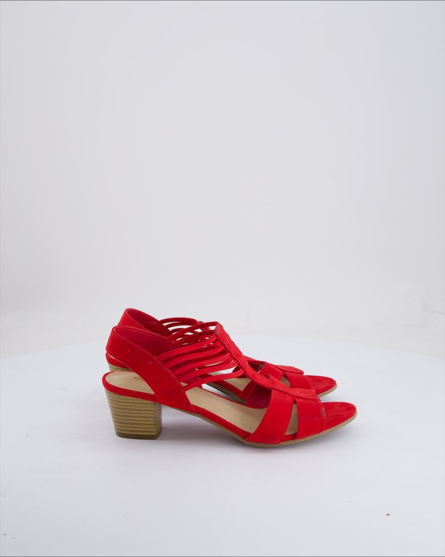Graceland Heels Suede Red Eu 37