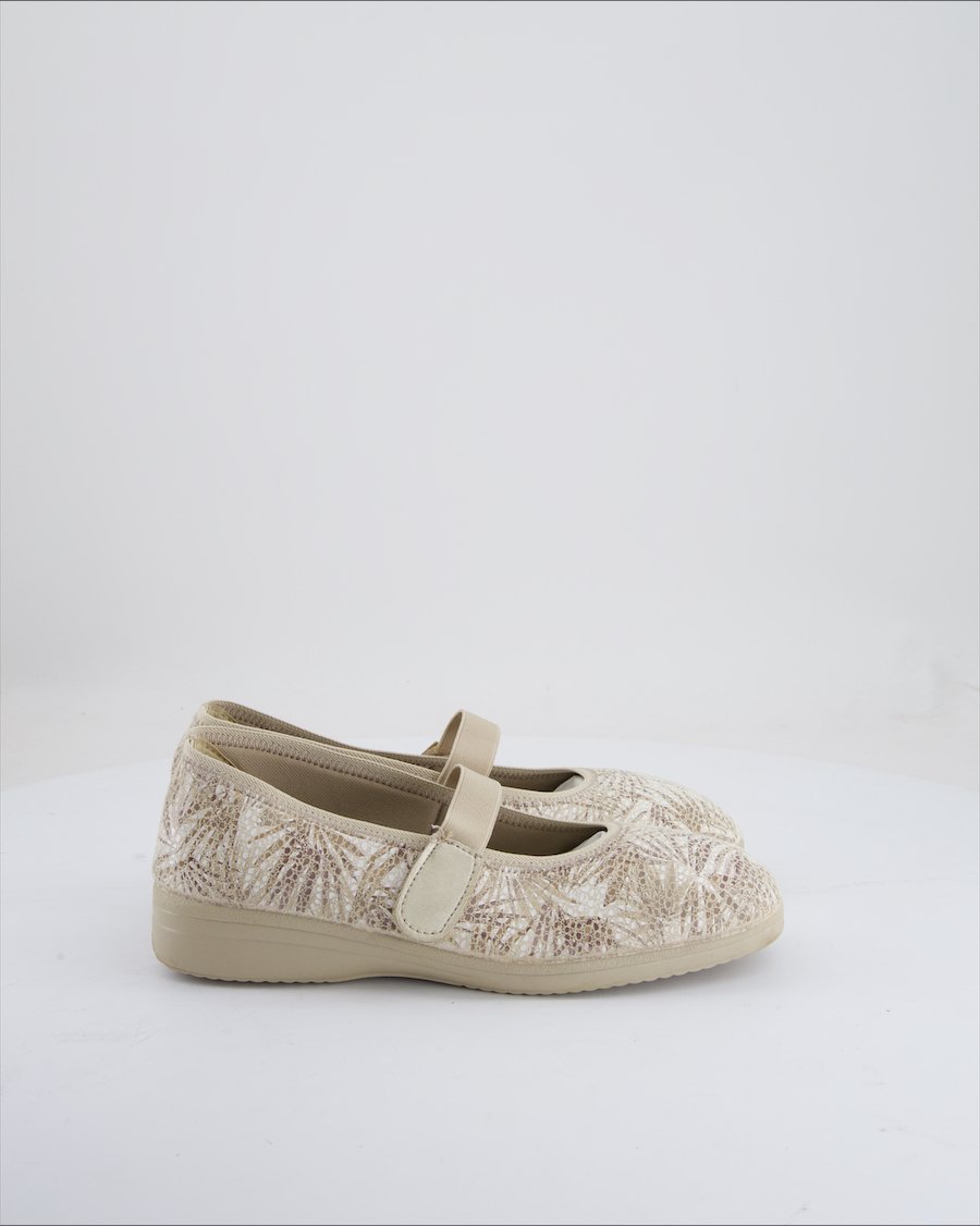 Unbranded Flats Cloth Beige Eu 40
