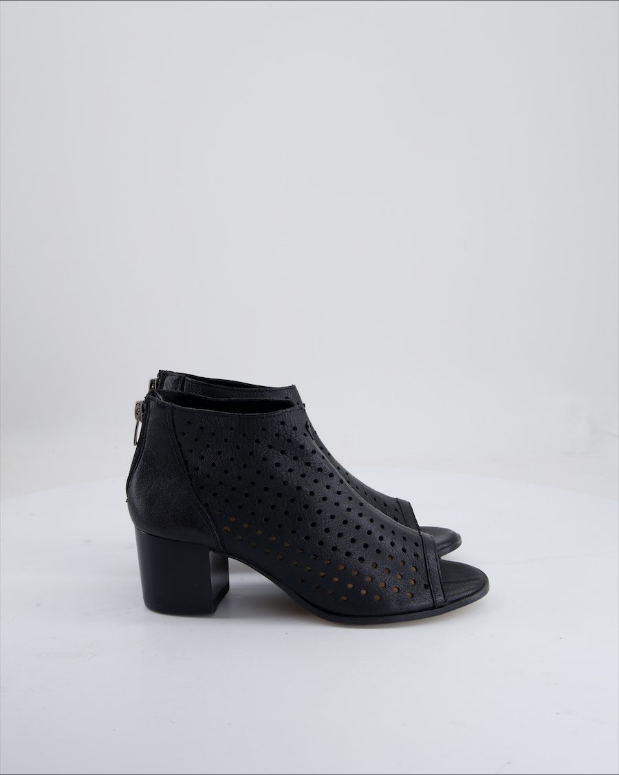 Roberto Santi Heels Leather Black Eu 36