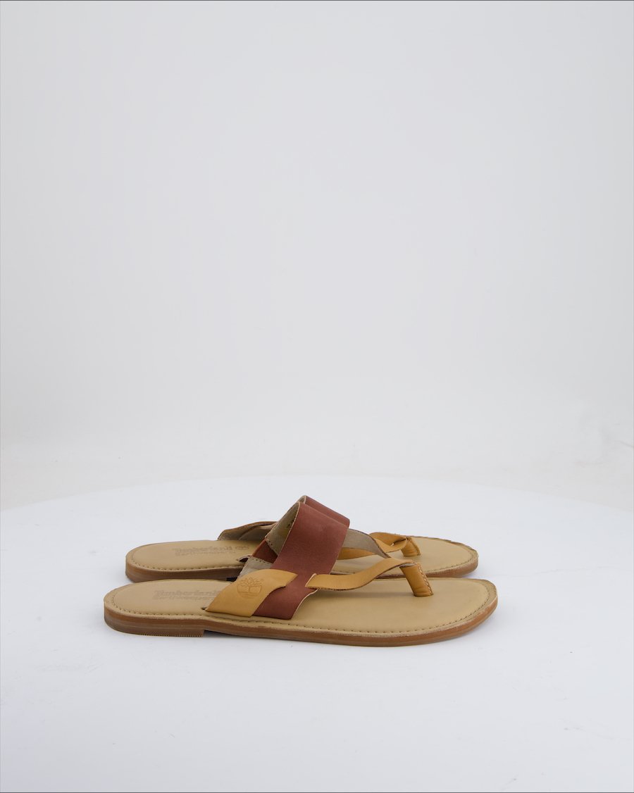Timberland Sandals Leather Brown Eu 38