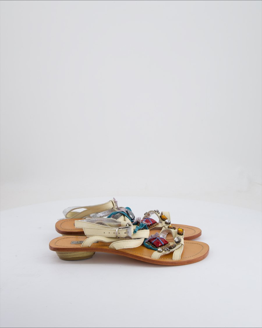 Cafenoir Sandals Leather Multicolour