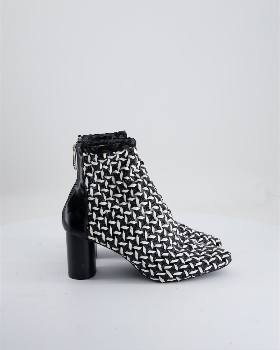 ZARA Ankle Boots Polyurethane Black Eu 38