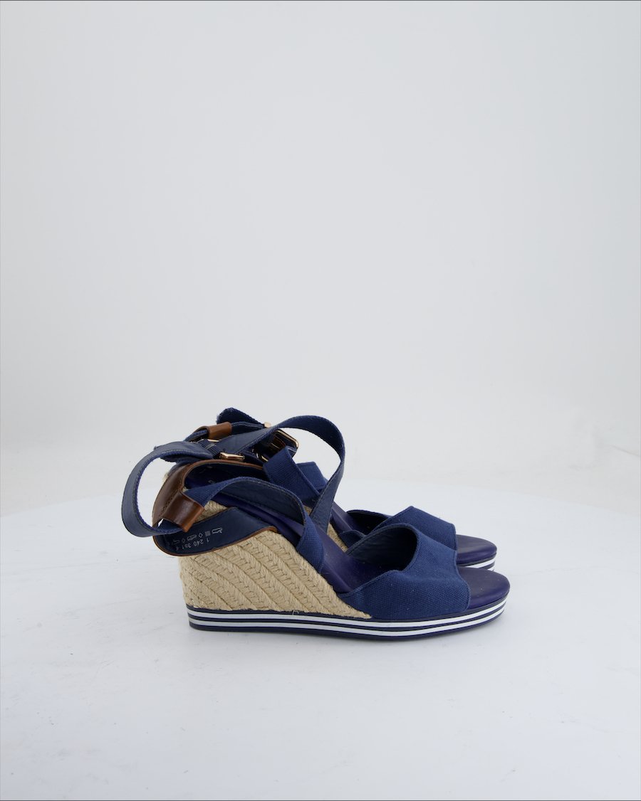 Graceland Wedges Cloth Blue Eu 38