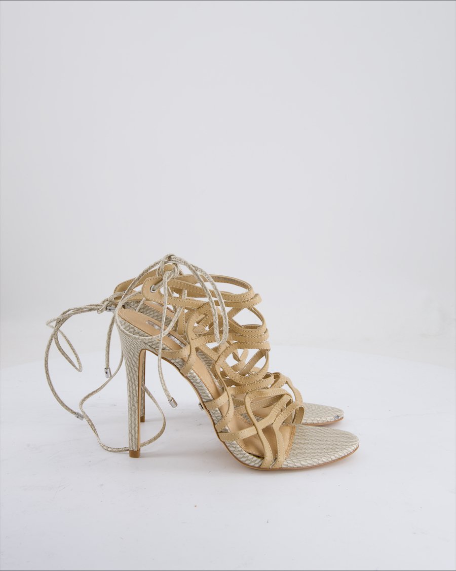 Top Shop Heels Leather Beige Eu 40