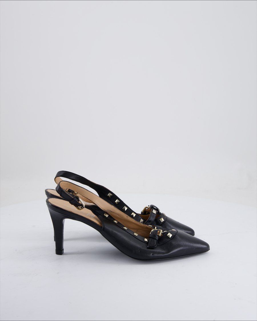 Varese Heels Leather Black EU 38
