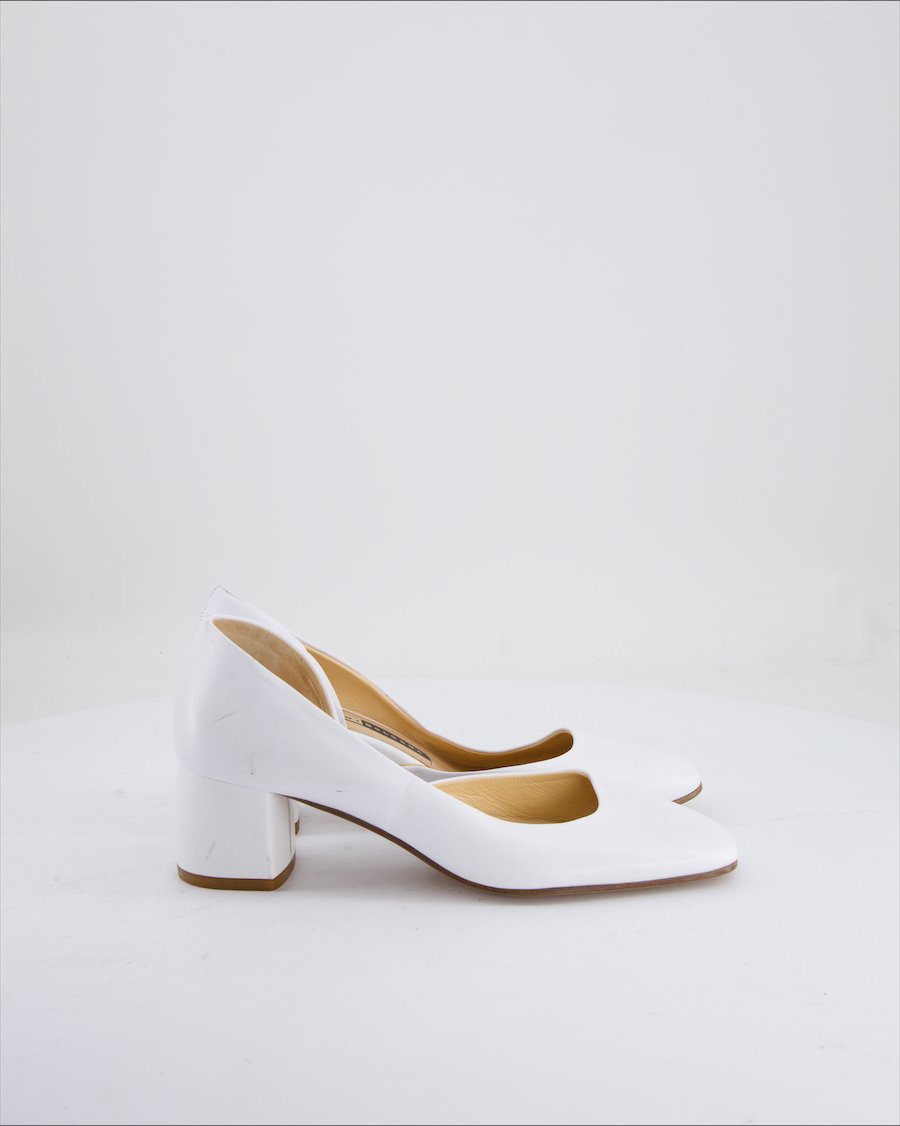 Chiarini Bologna Heels Leather White EU 38