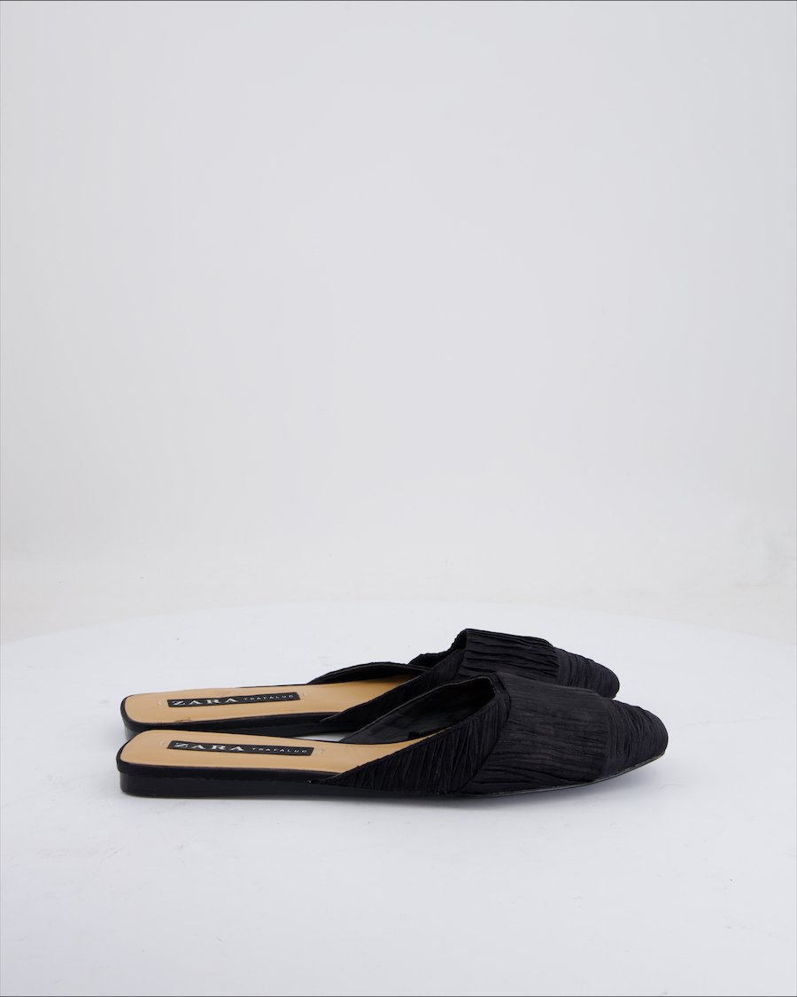 Zara Sandals Cloth Black EU 40