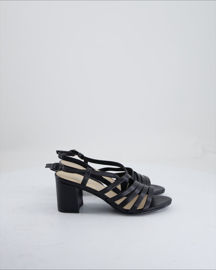 5Th Avenue Sandals Leather Black EU 37