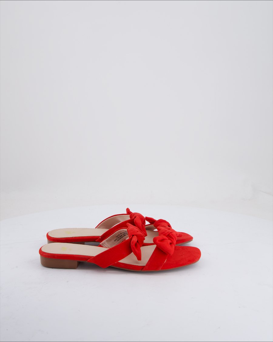 H&M Sandals Cloth Red EU 39