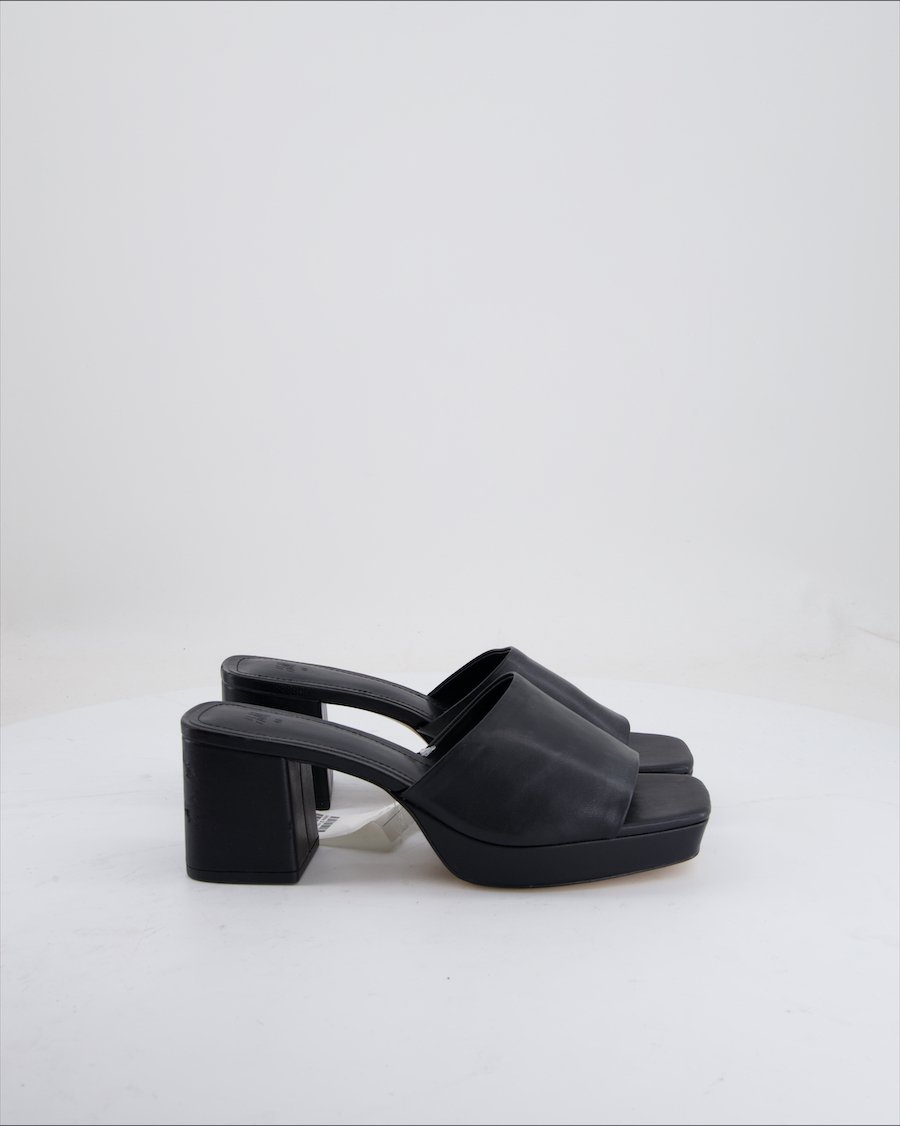 H&M Sandals Leather Black Eu 40