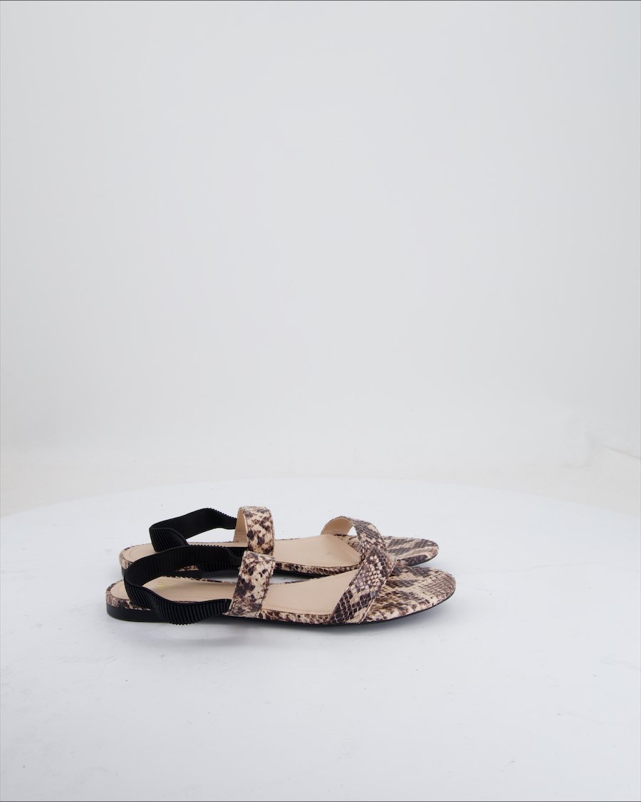 H&M Sandals Polyurethane Beige EU 37
