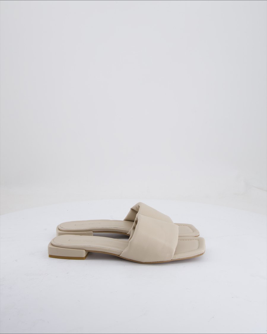 Salsa Jeans Sandals Leather Beige Eu 39