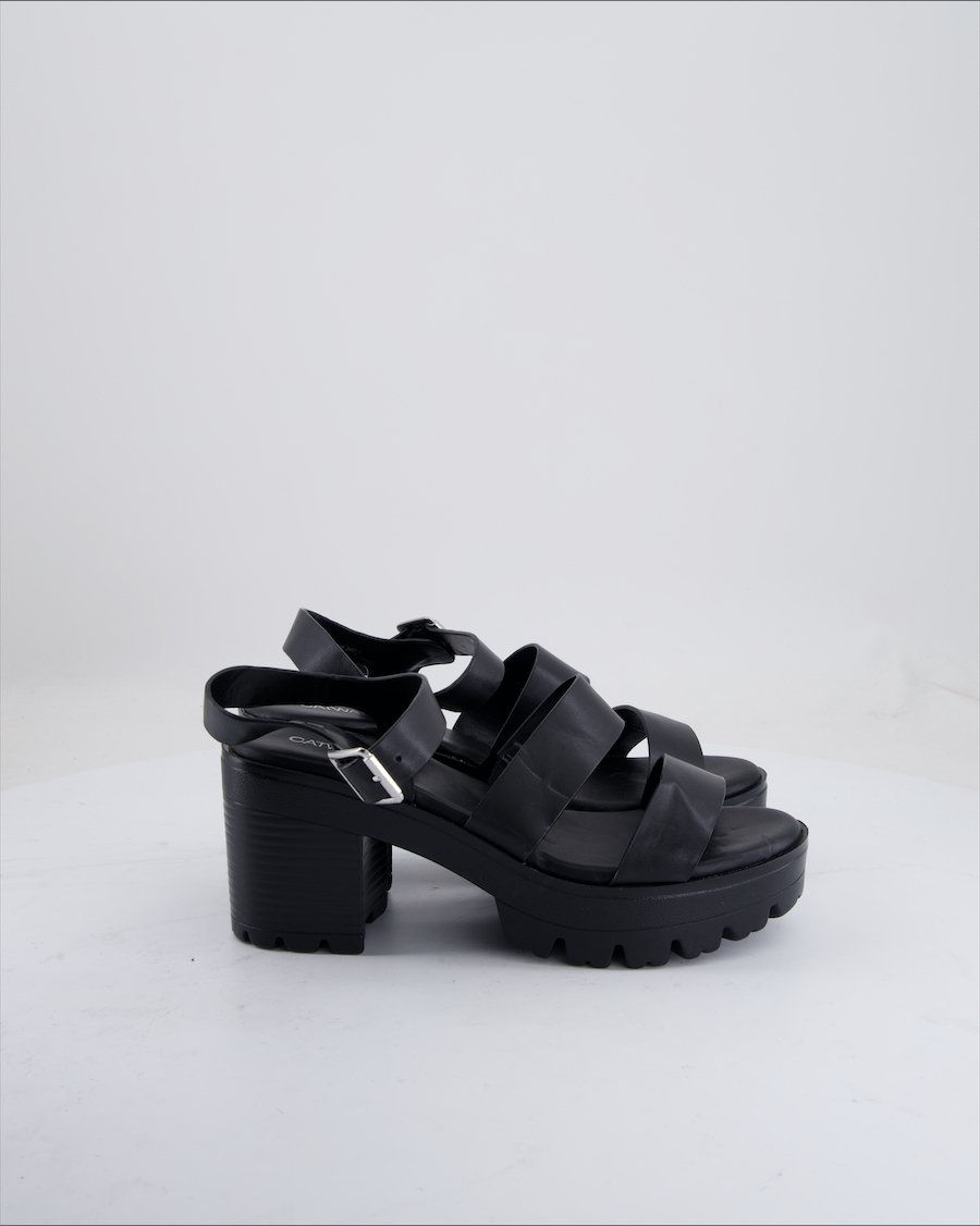 Catwalk Sandals Leather Black Eu 40
