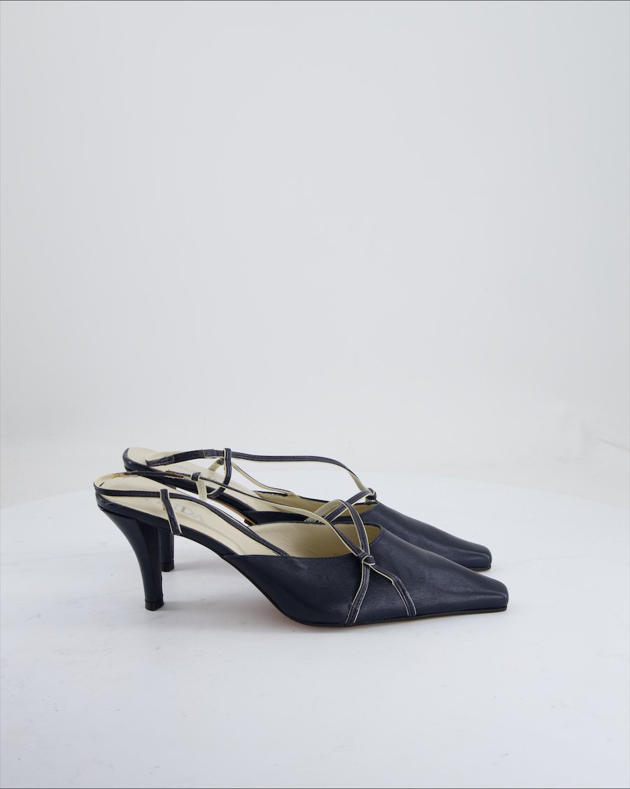 Frida Heels Leather Black Eu 41