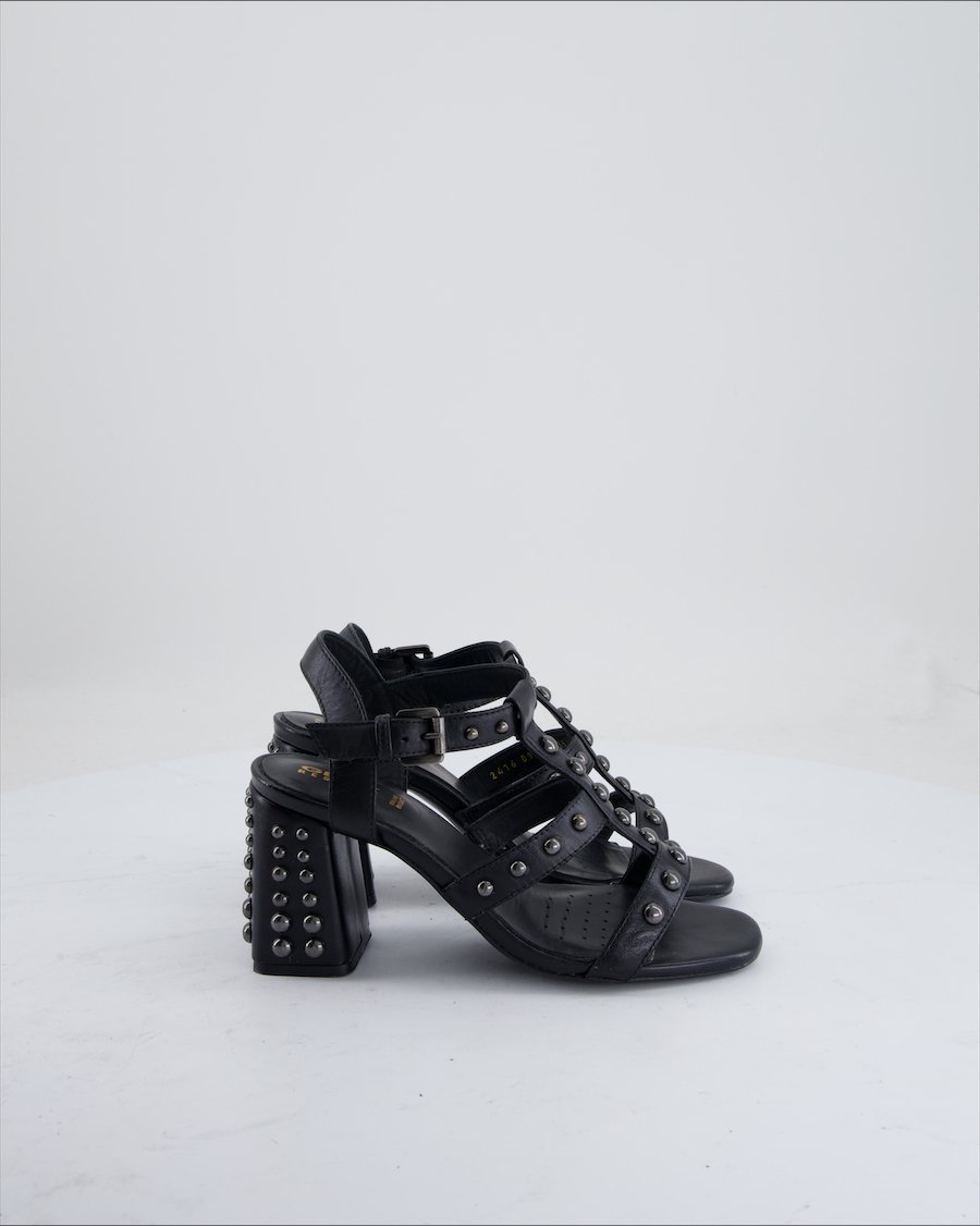 Geox Heels Leather Black Eu 35