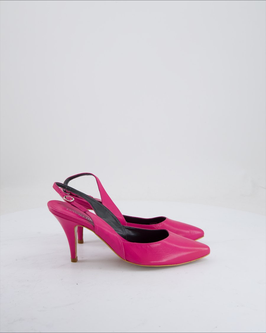 David Braun Heels Leather Pink Eu 39
