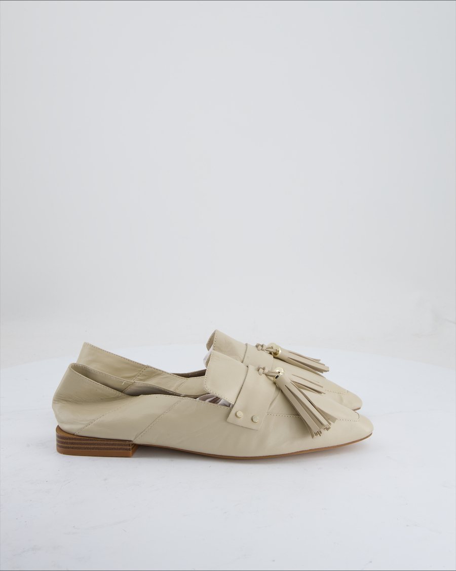 Zara Flats Polyurethane Ecru Eu 40