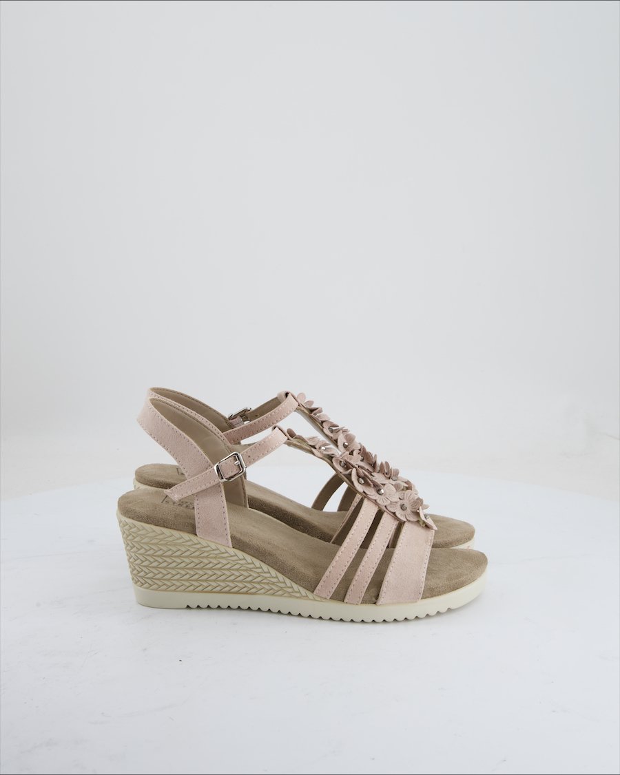 Easy Street Sandals Suede Pink Eu 39