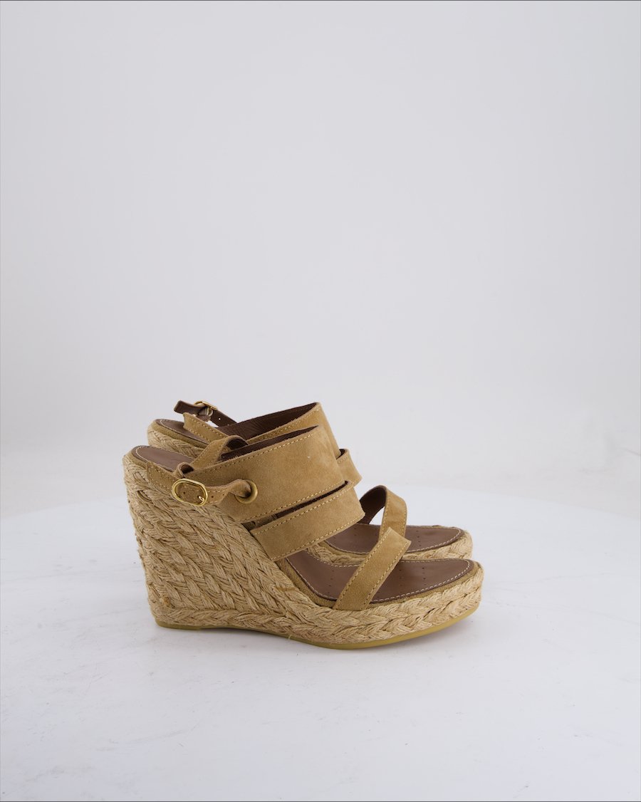Geox Wedges Suede Brown EU 37