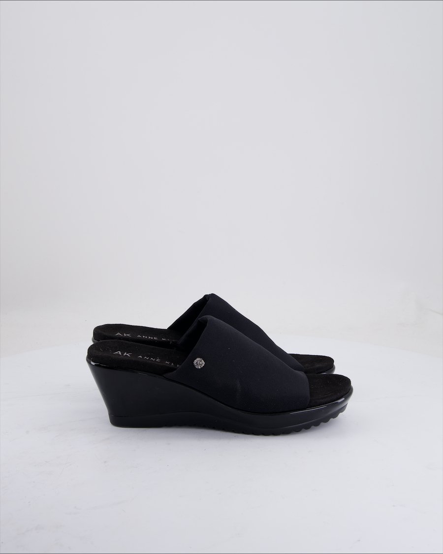 Anne Klein Sandals Cloth Black Eu 39