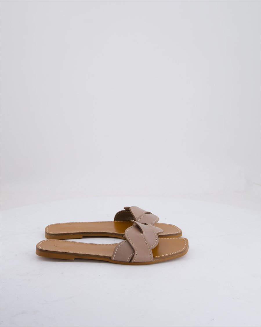 Zign Sandals Polyurethane Brown Eu 37