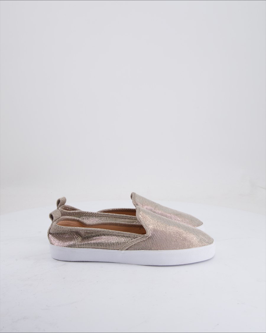 H&M Flats Cloth Silver Eu 39