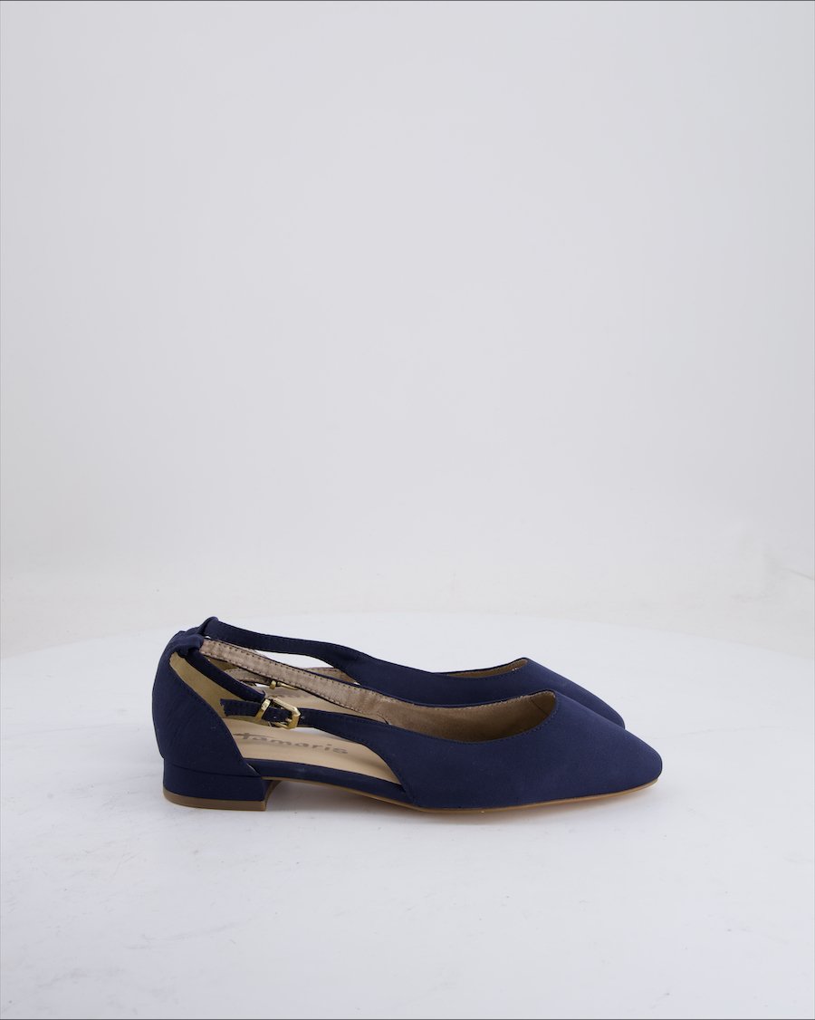 Tamaris Flats Suede Navy Eu 38