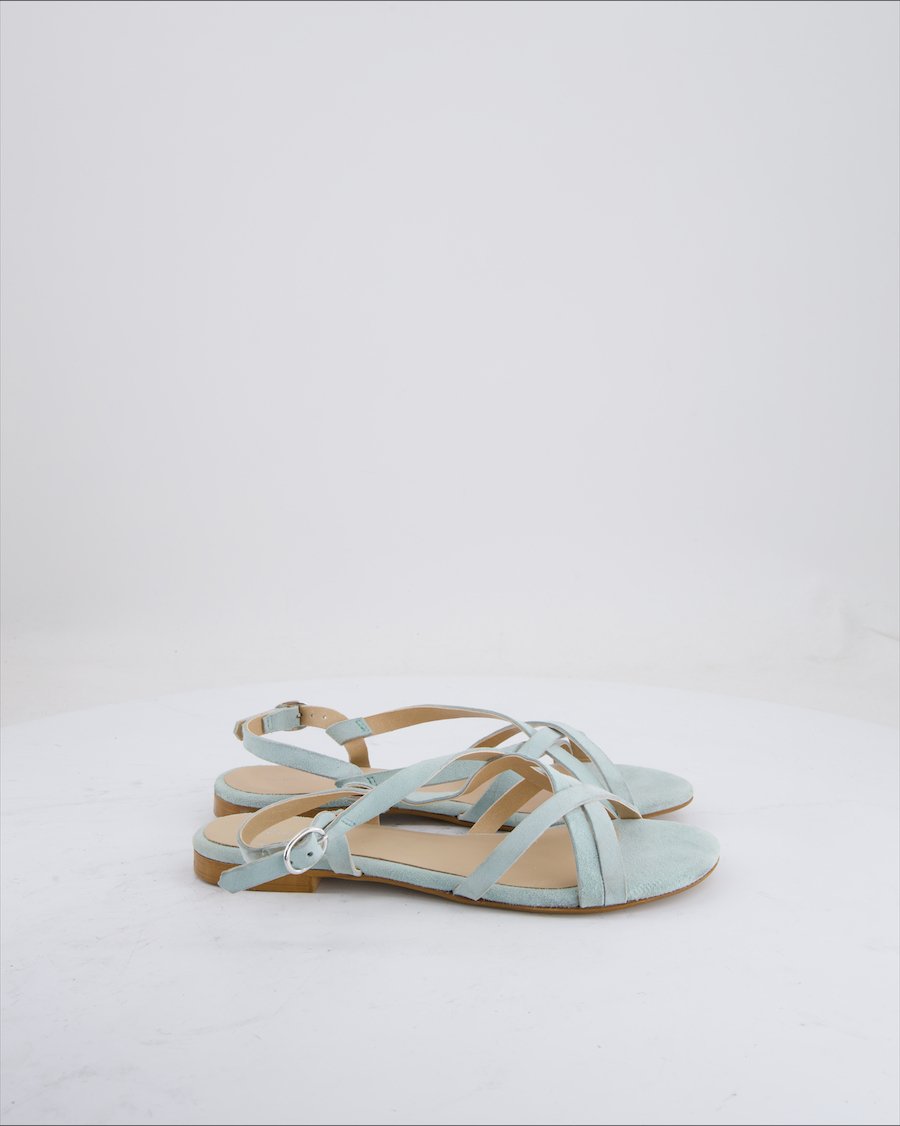Anna Field Sandals Suede Pencil Blue Eu 37