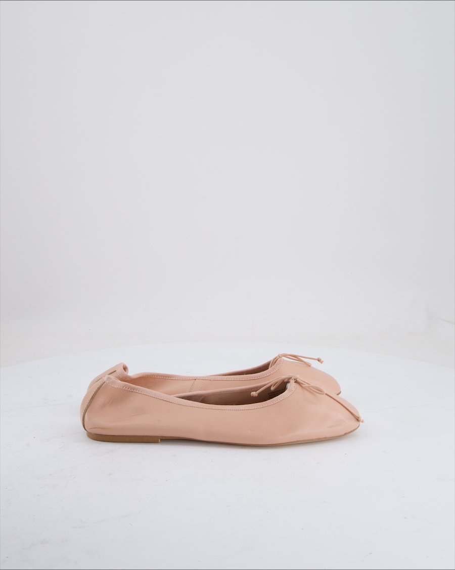 Mango ballet Flats Polyurethane Dusty Rose Eu 39