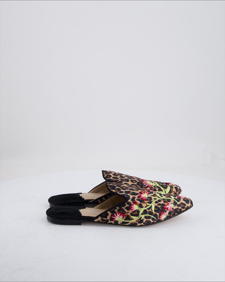 Lazzarini Flats Cloth Brown Eu 39