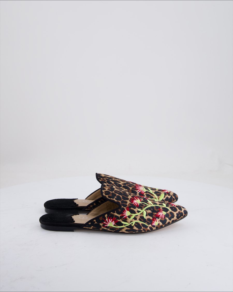 Lazzarini Flats Cloth Brown Eu 38