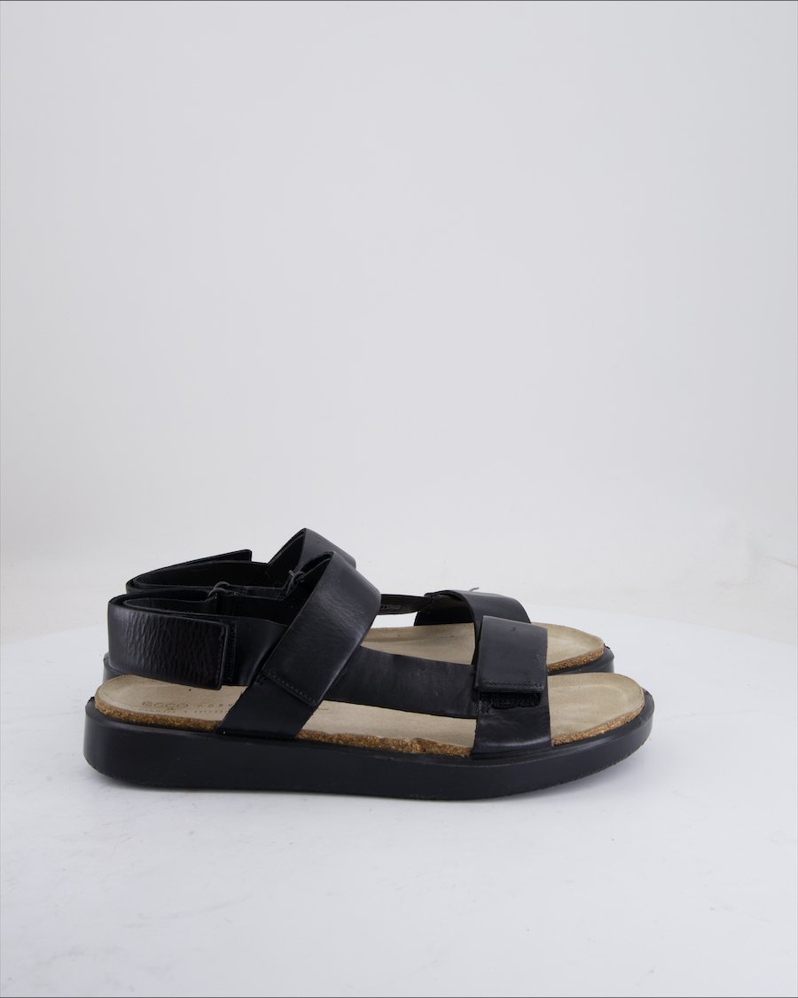 Ecco Sandals Leather Black Eu 45