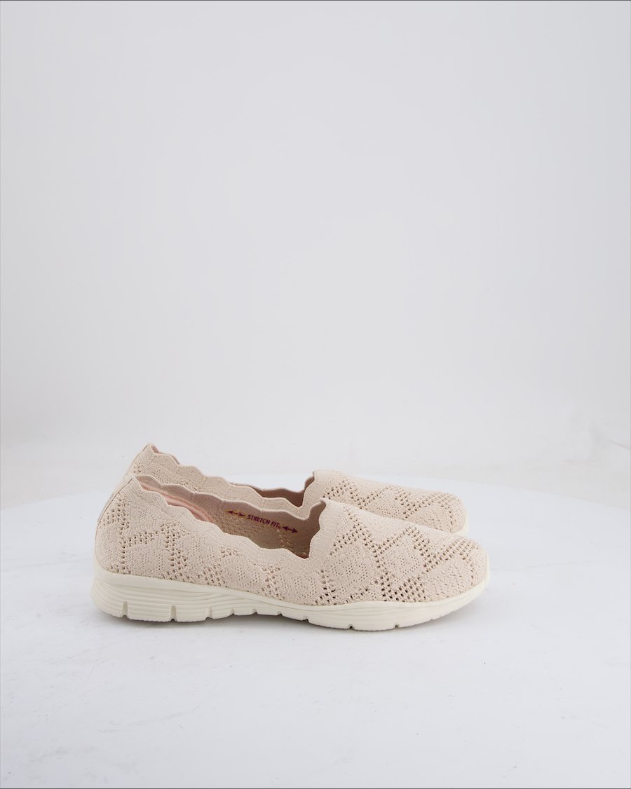 Skechers Flats Cloth Beige Eu 38