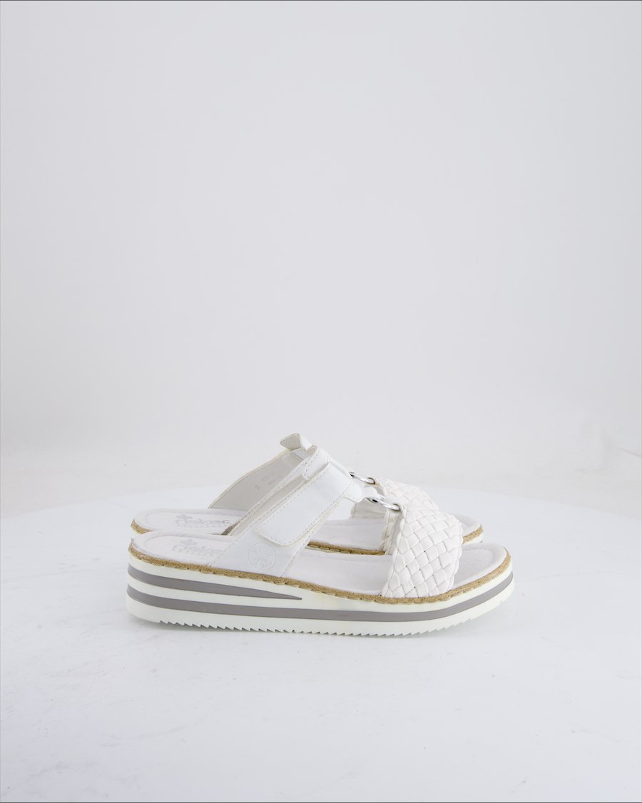 Rieker Sandals Leather White Eu 39