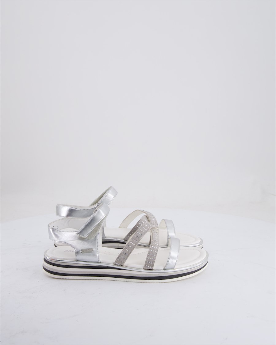 Esprit Sandals Polyurethane Silver Eu 36