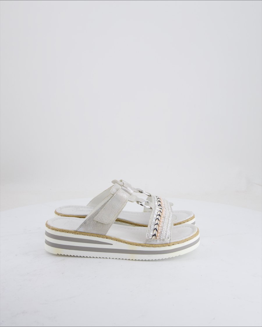 Rieker Sandals Leather White Eu 38
