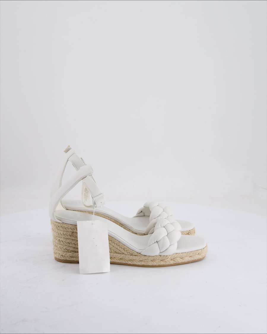 H&M Wedges Polyurethane White Eu 38
