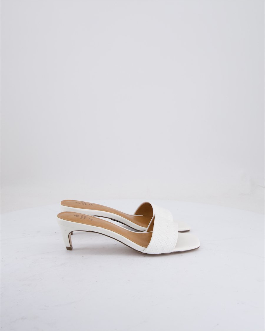 Call It Sping Heels Leather White Eu 37