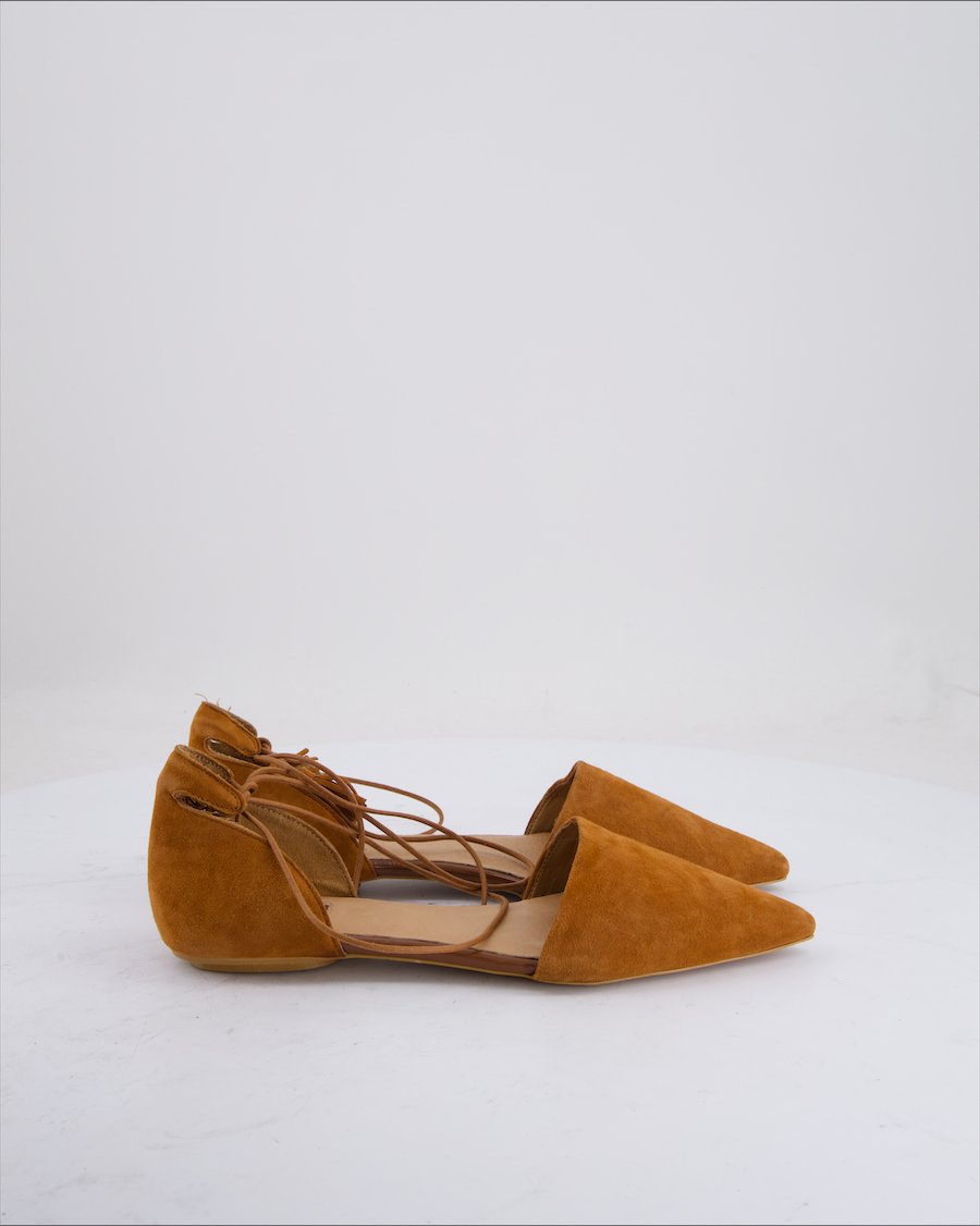 Top Shop Sandals Suede Brown Eu 39