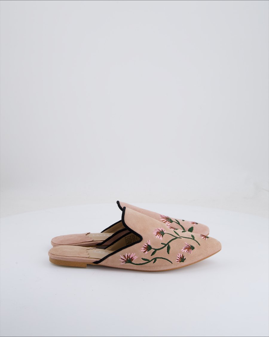 Lazzarini Flats Cloth Dusty Rose Eu 38
