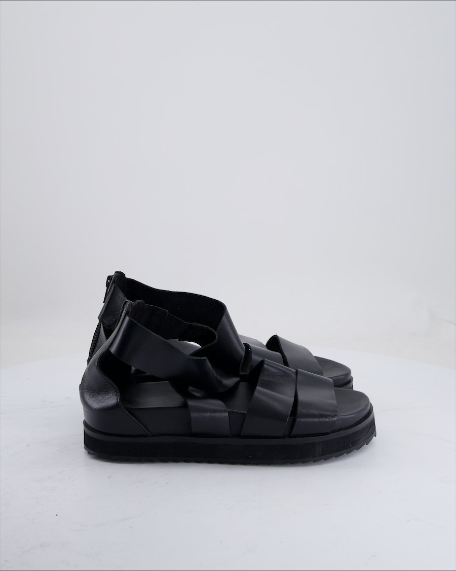 Unbranded Sandals Polyurethane Black Eu 39