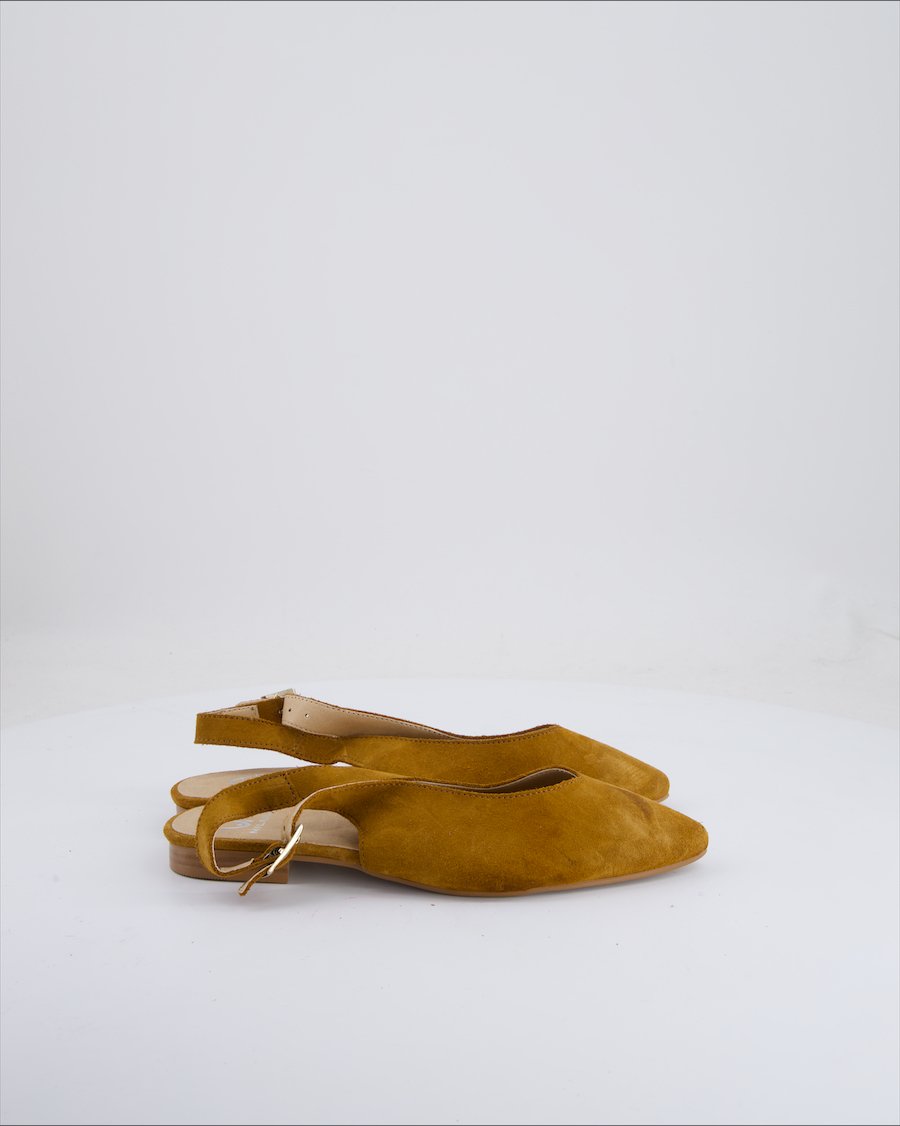 Va Milano Sandals Suede Camel Eu 37