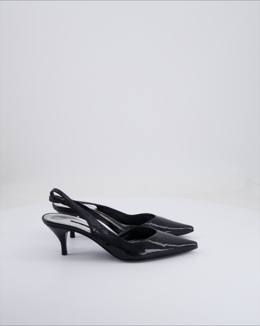 The Seller Heels Leather Black Eu 36