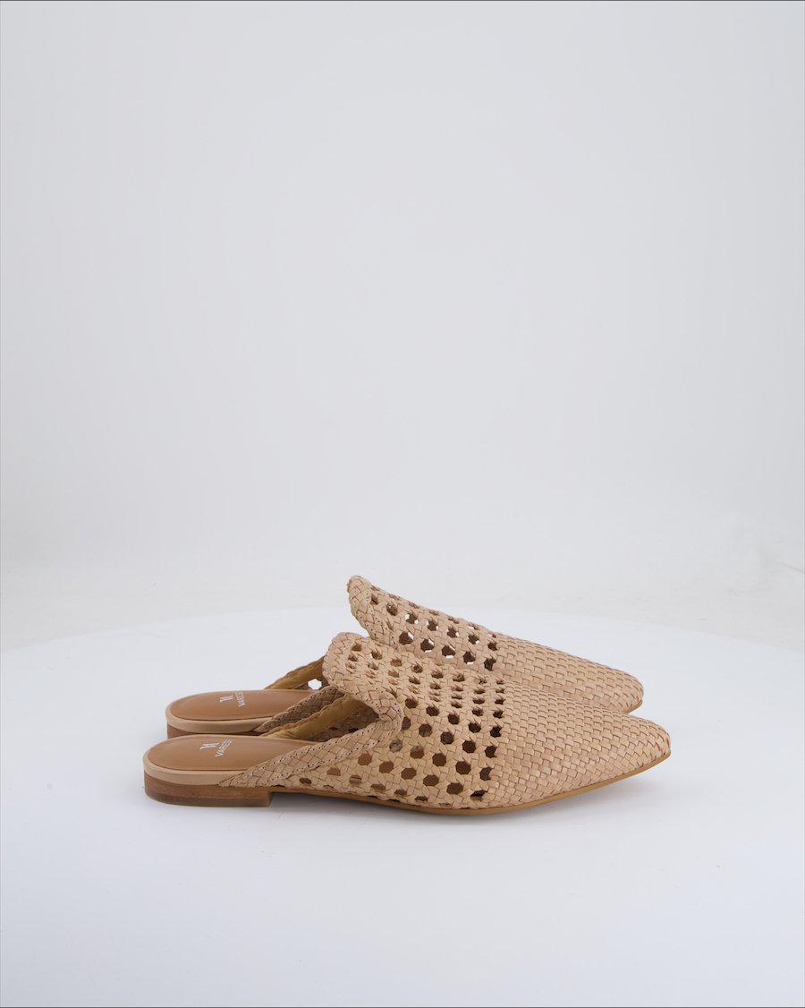 Varese Flats Leather Ecru Eu 40