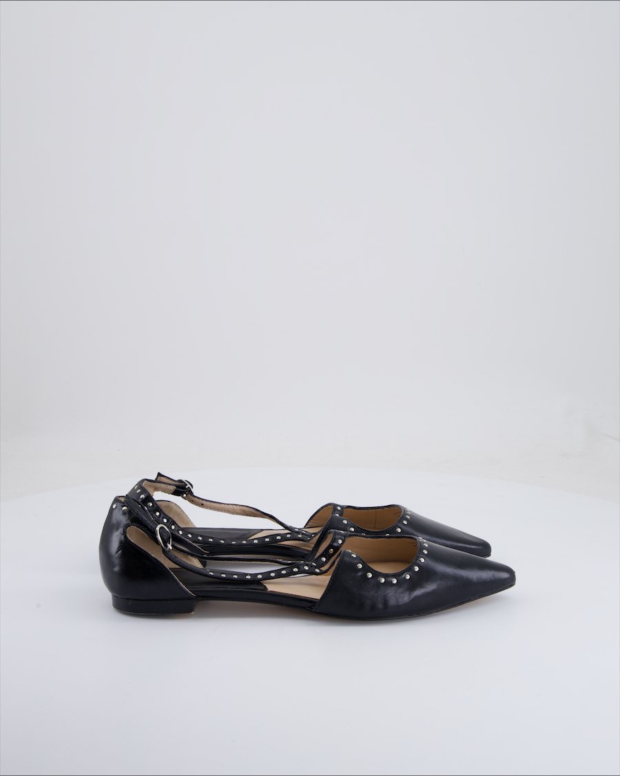 Mango sandals Leather Black Eu 38