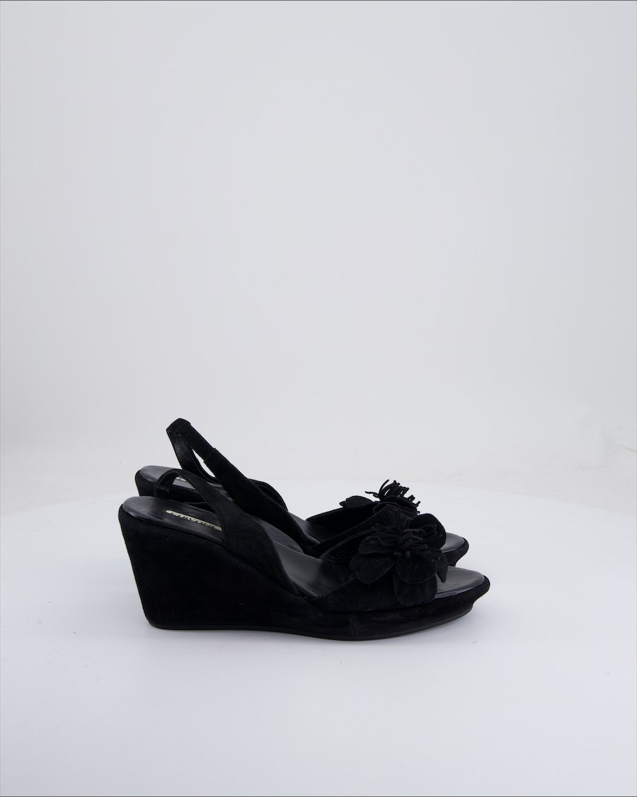 Cervone Sandals Suede Black Eu 37