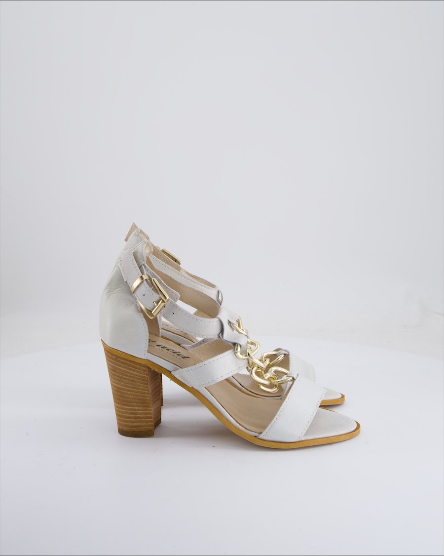 Ik Acid Heels Leather White Eu 39