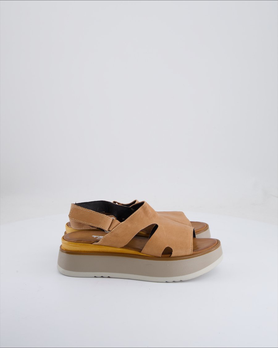 Tret Sandals Leather Camel Eu 36